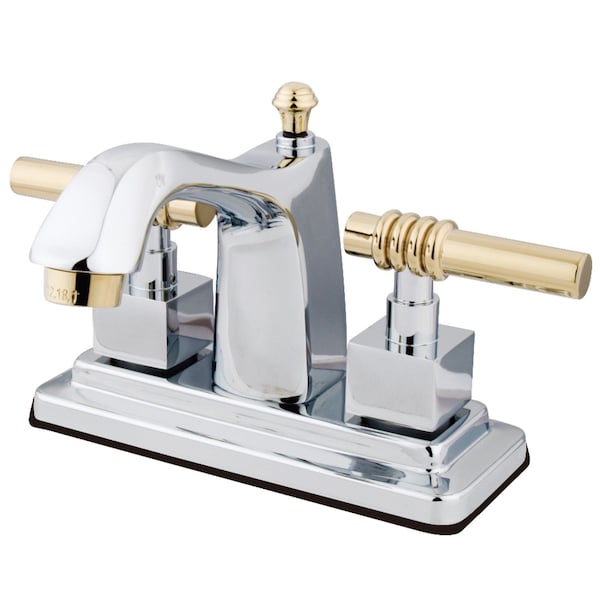 KS8644QL 4" Centerset Bathroom Faucet, Polished Chrome